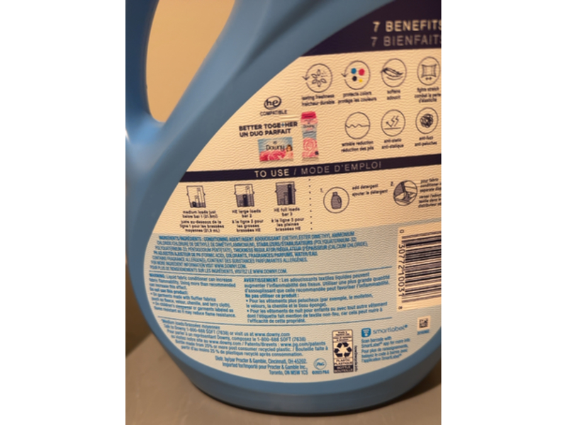 Downy Ultra 7-in-1 Fabric Conditioner, April Fresh, 120 Loads, 88 fl oz/2.63 L,