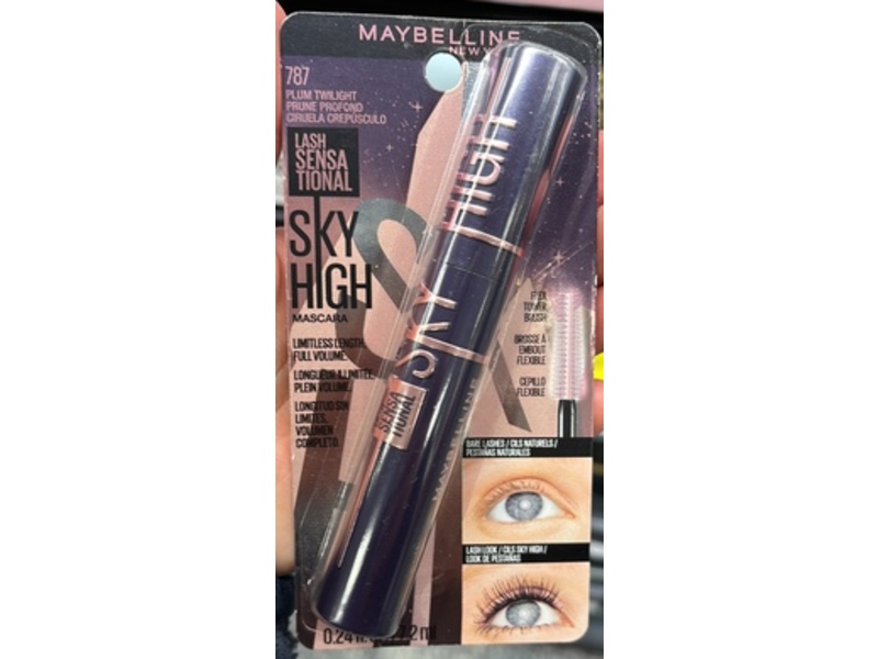 Maybelline New York Lash Sensational Sky High Mascara, 787 Plum Twilight, 0.24 fl oz/7.2 mL