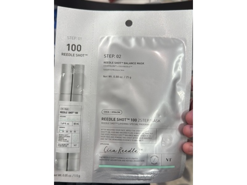 VT Cosmetics Reedle Shot Smooth & Moisture Skin Balance 2-Step Sheet Mask