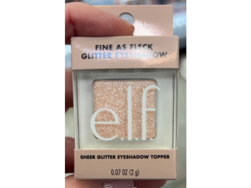 e.l.f. Fine as Fleck Glitter, White Hot, 0.07 oz/2 g