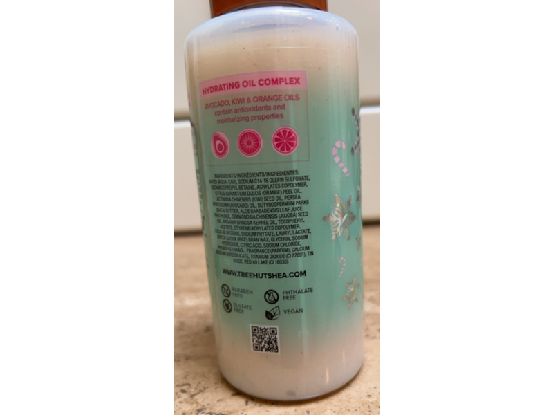 Tree Hut Foaming Gel Wash, Peppermint Pearl, 18 fl oz/532 mL