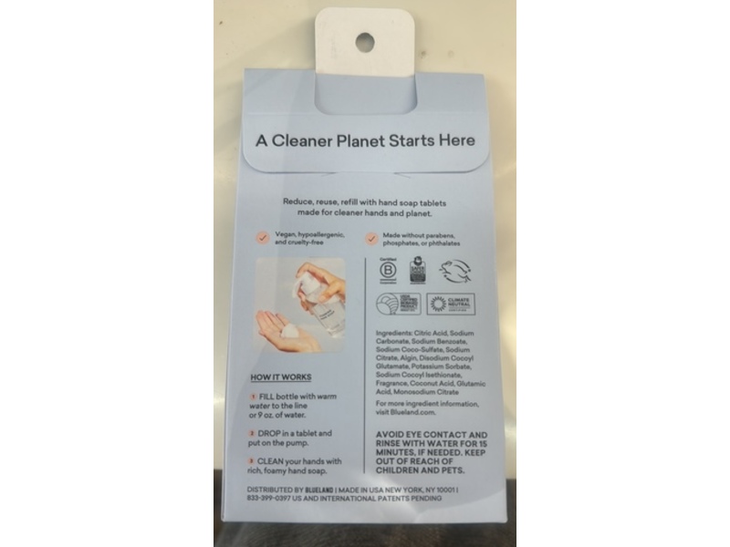 Blueland Foaming Hand Soap Refill Tablets, 0.9 oz/26 g, 3 Count