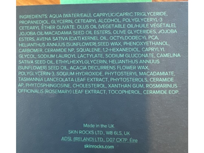Skin Rocks, The Rich Moisturiser Face Cream, 1.69 fl oz/50 mL