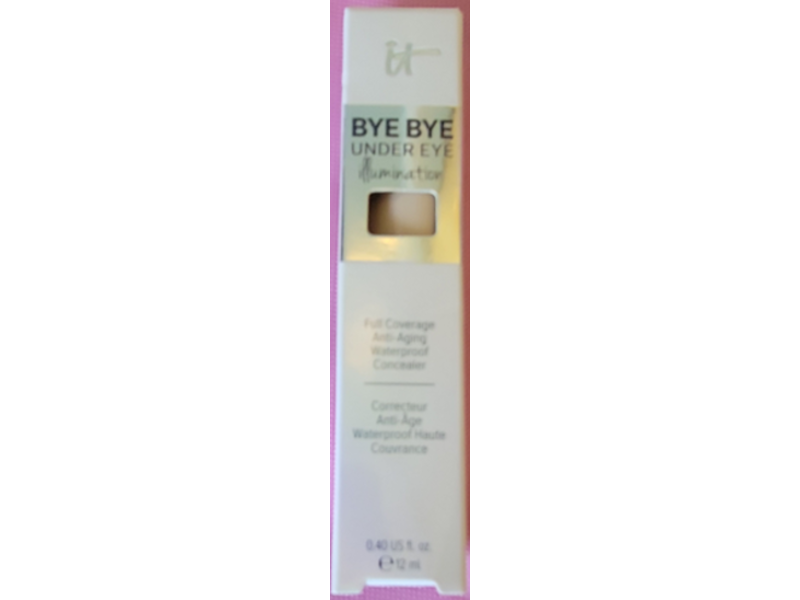 it Cosmetics Bye Bye Under Eye Illumination Anti-Aging Concealer, Medium 20 N, 0.40 fl oz/12 mL