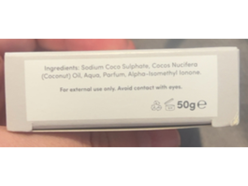 Gruum Nourishing Hair Shampoo Bar, Coconut, 50 g