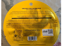 Vitamasques Eye Brighten & Firm Pads, Vegan Collagen & Hyaluronic Acid, 0.10 fl oz/3 mL - thumbnail 3
