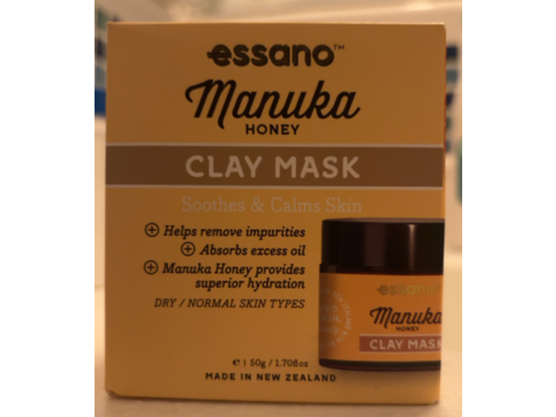 Essano Manuka Clay Mask, Honey, 1.70 fl oz/50 g