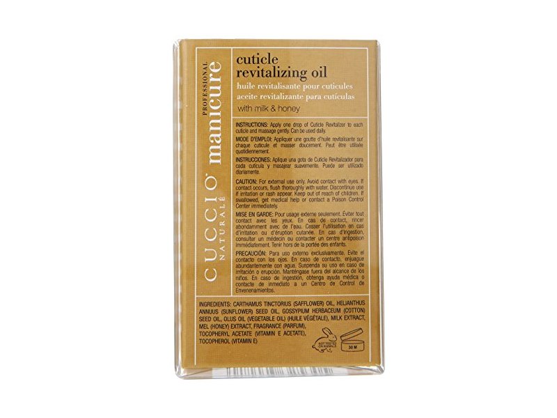 Cuccio Revitalize Cuticle Oil, Milk and Honey, 2.5 Ounce
