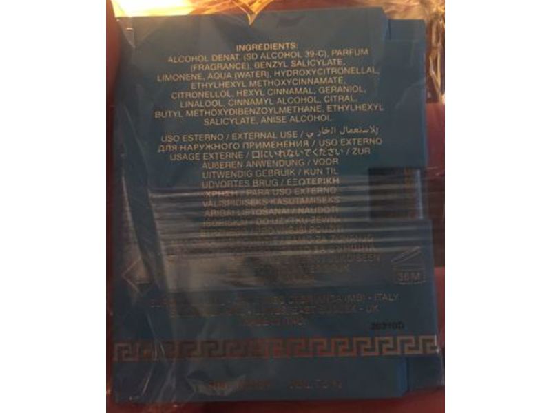 Versace Dylan Turquoise Eau De Toilette, 0.03 fl oz/1 mL