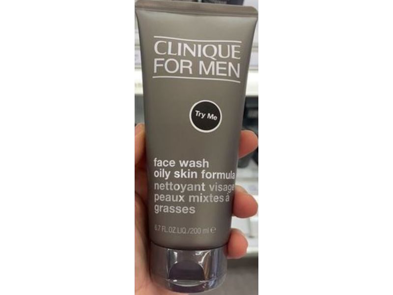 Clinique For Men Face Wash, Oily Skin Formula, 6.7 fl oz/200 mL