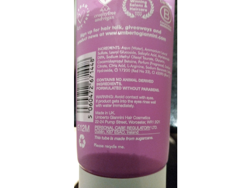 Umberto Giannini Volume Boost Shampoo, Thickening, 8.4 fl oz/250 mL