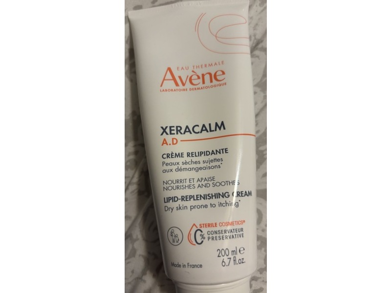 Eau Thermale Avene Xeracalm A.D Lipid-Replenishing Cream, 6.7 fl oz/200 mL