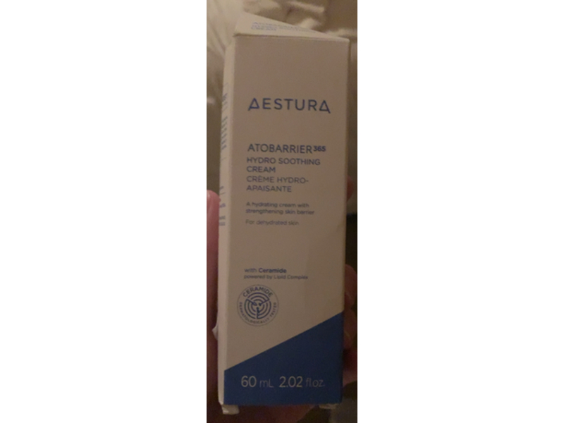Aestura Atobarrier Hydro Soothing Cream, Ceramide, 2.02 fl oz/60 mL