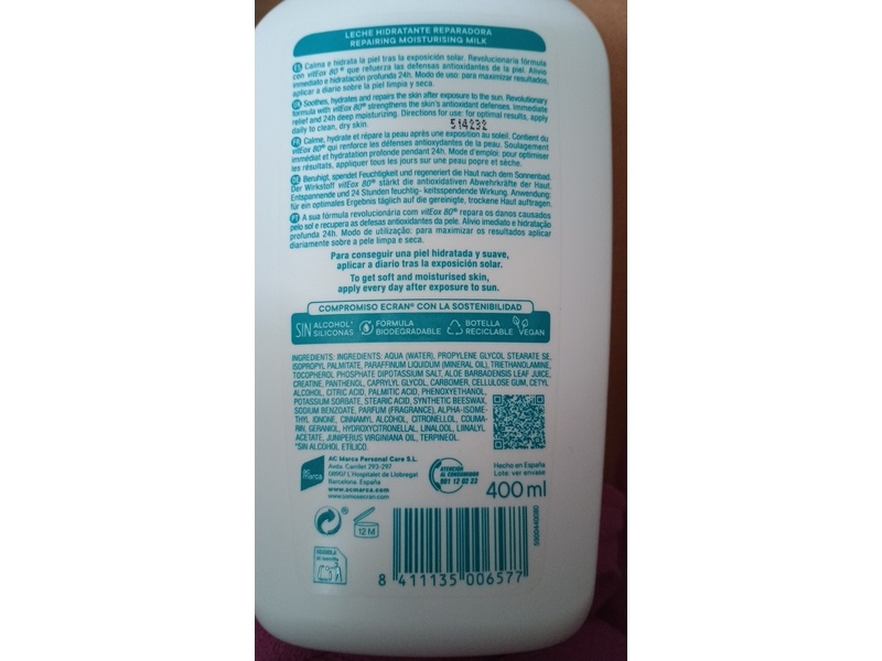 Ecran After Sun Lotion, 400 mL