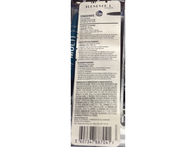 Rimmel London Exaggerate Eye Definer, 264 Earl Grey, 0.009 oz/0.28 g