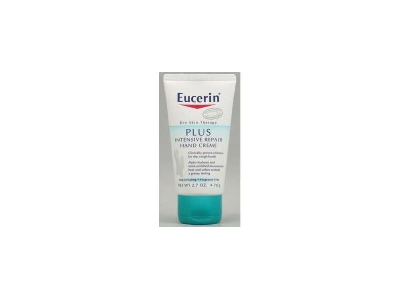 Eucerin Plus Intensive Repair Hand Creme, 2.7 oz Ingredients and Reviews