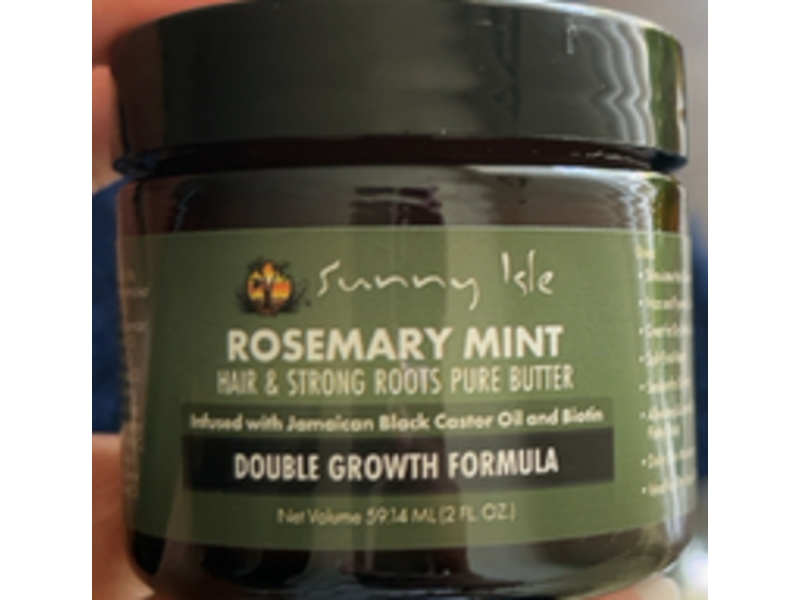 Sunny Isle Rosemary Mint Hair and Strong Root Pure Butter, 2 fl oz/59.14 mL