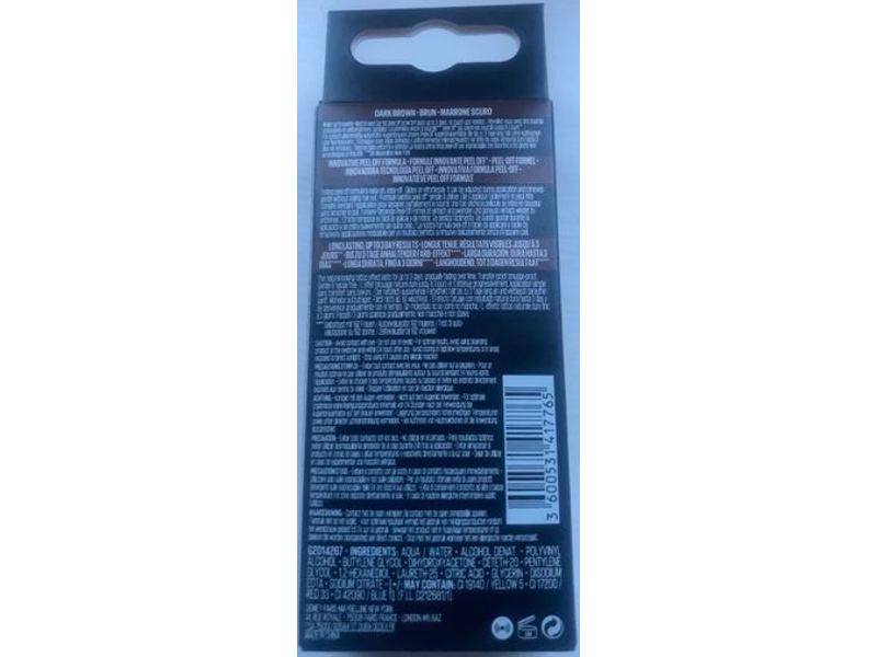 Maybelline New York Tattoo Brow Easy Peel Off, Dark Brown, 4.9 mL