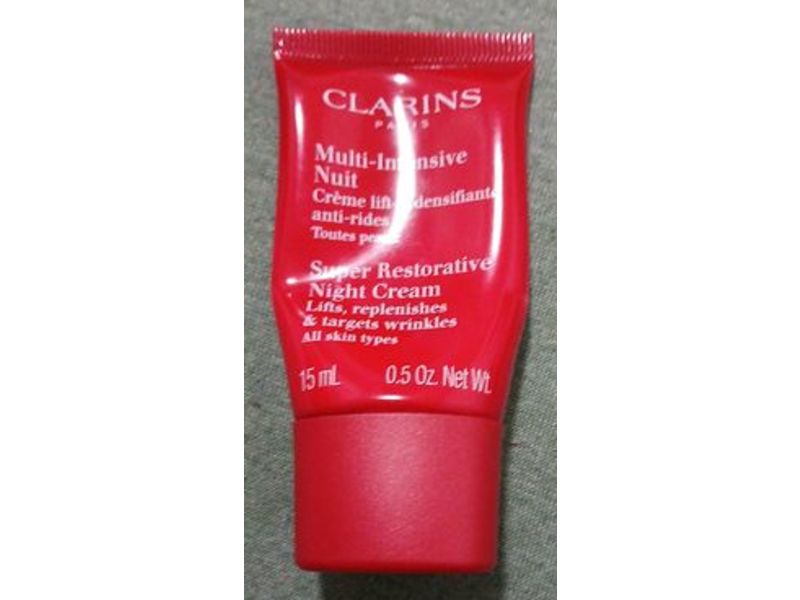 Clarins Paris Super Restorative Night Cream, 0.5 oz/15 mL