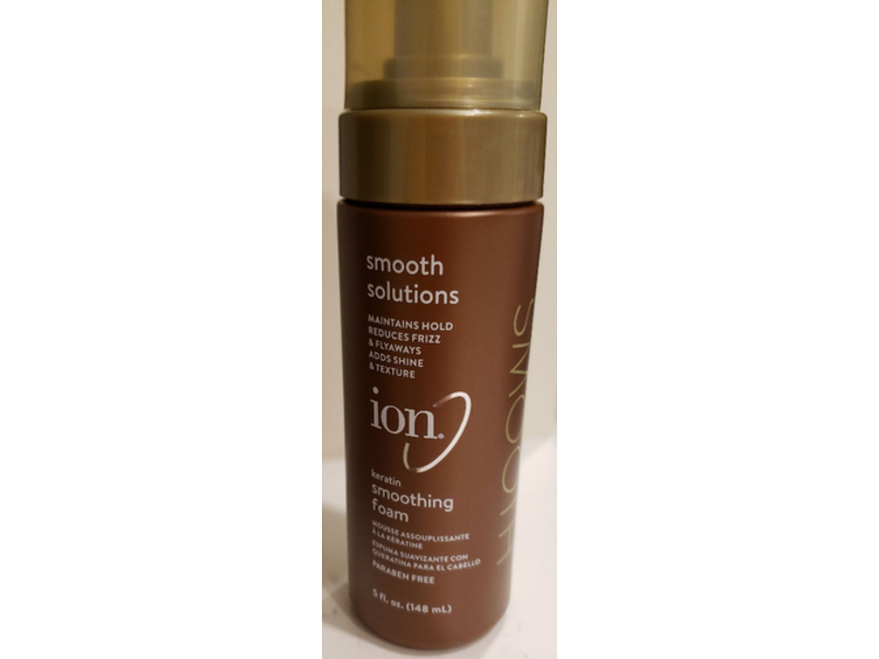 Ion Keratin Smoothing Foam, 5 fl oz/148 mL