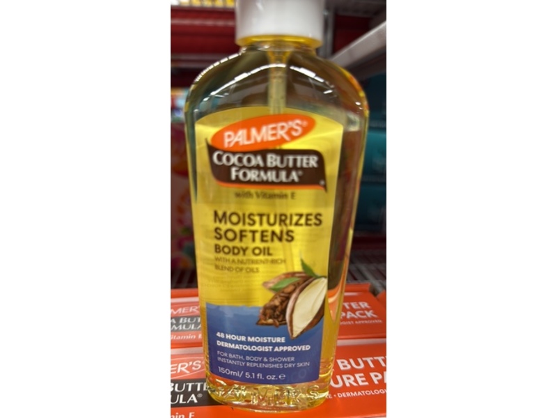 Palmer's Moisturizes Softens Body Oil, 5.1 fl oz/150 mL