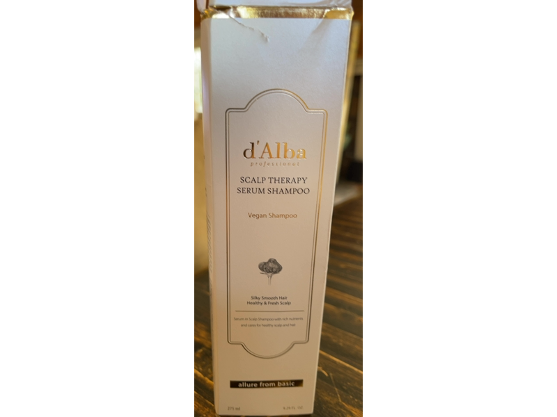 d'alba Professional Scalp Therapy Serum Shampoo, 9.29 fl oz/275 mL