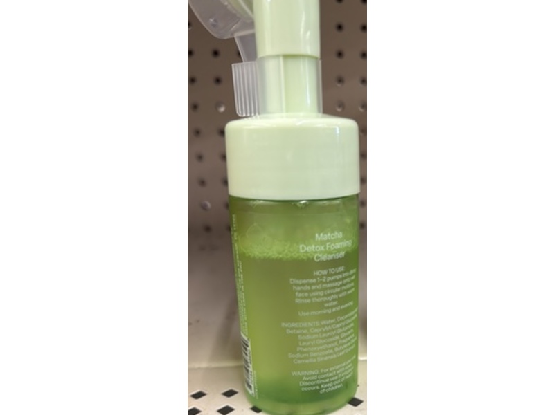 Le Mercerie Matcha Detox Foaming Cleanser, 3.3 fl oz/100 mL