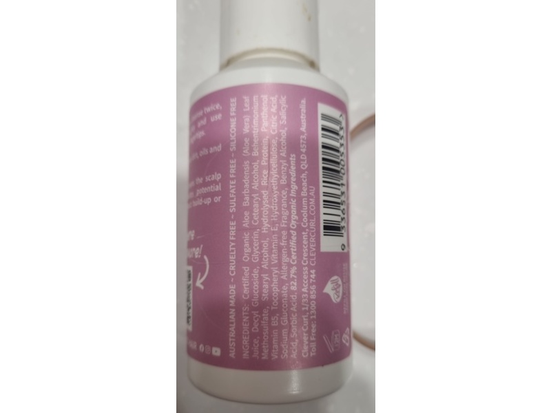 Clever Curl Cleanser, 4.3 fl oz/130 mL