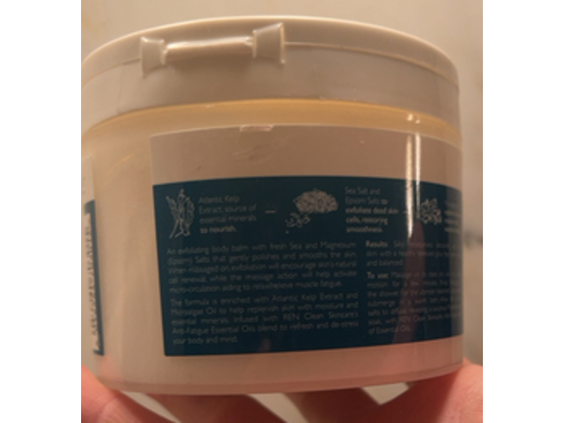 Ren Anti-Fatigue Exfoliating Body Scrub, Atlantic Kelp & Magnesium Salt, 11.2 fl oz/330 mL