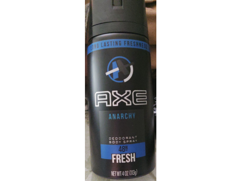 Axe Anarchy Deodorant Body Spray, Fresh, 4 oz/113 g