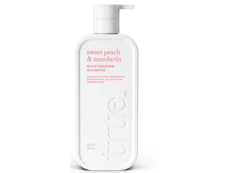 True Moisturizing Shampoo, Sweet Peach & Mandarin, 16.4 fl oz/487 mL