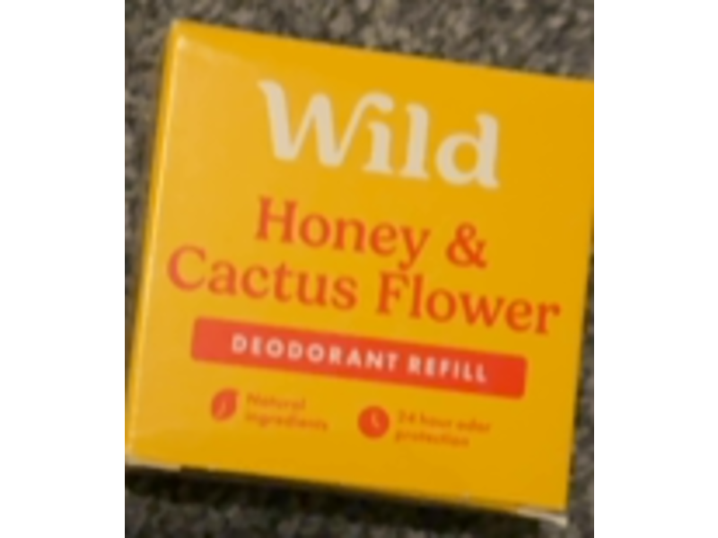Wild Deodorant Refill, Honey & Cactus Flower, 40 g