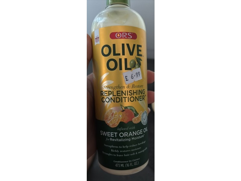 ORS Olive Oil Replenishing Conditioner, Sweet Orange Oil, 16 fl oz/473 mL