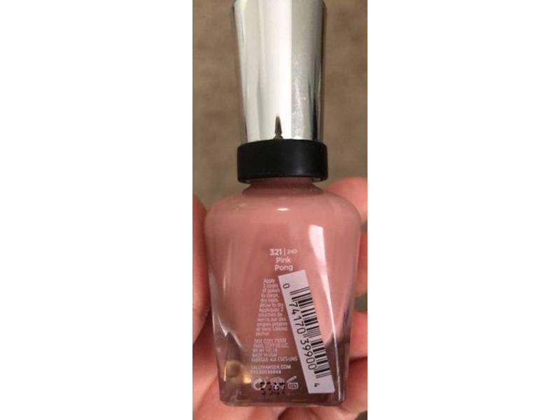 Sally Hansen Nail Polish, Pink Pong, 0.5 Ounce