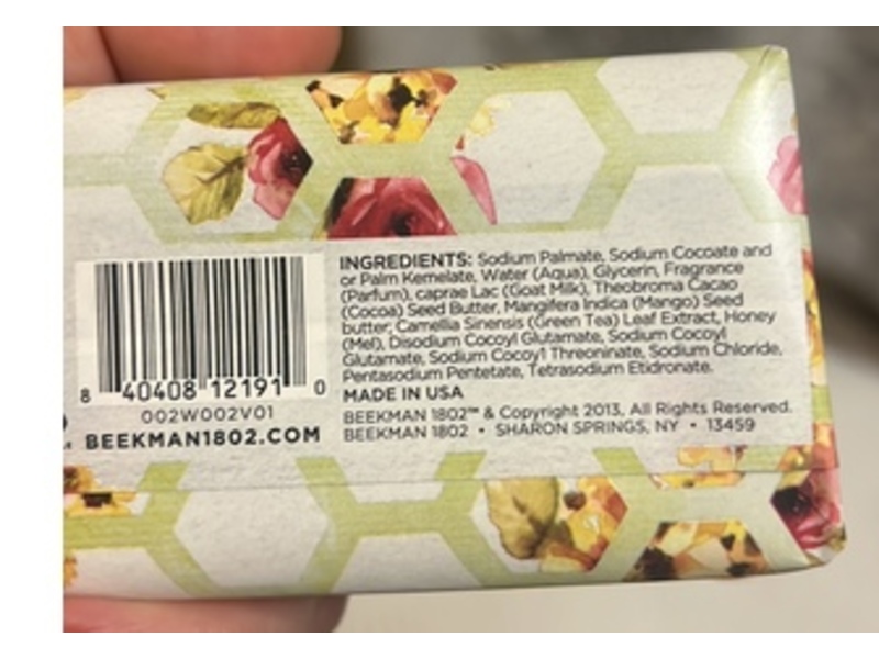 Beekman 1802 Goat Milk Soap, Apricot & Honey Tea, 3.5 oz/99 g