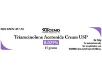 Triamcinolone Acetonide Cream 0.025%, 15 g, Ascend Laboratories (Rx) - Image 2