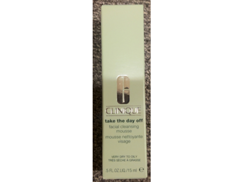 Clinique Take The Day Off Facial Cleansing Mousse, 0.5 fl oz/15 mL