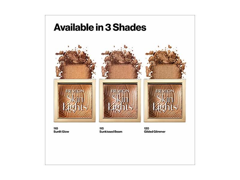 Revlon Skinlights Prismatic Bronzer, Sunlit Glow, 0.31 oz/9 g