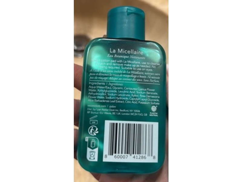 Dore La Micellaire Botical Cleansing Water, 3.38 fl oz/100 mL