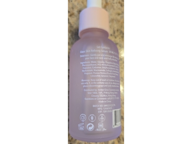 Amber Glow Glass Skin Refining Serum, 1.01 fl oz/30 mL