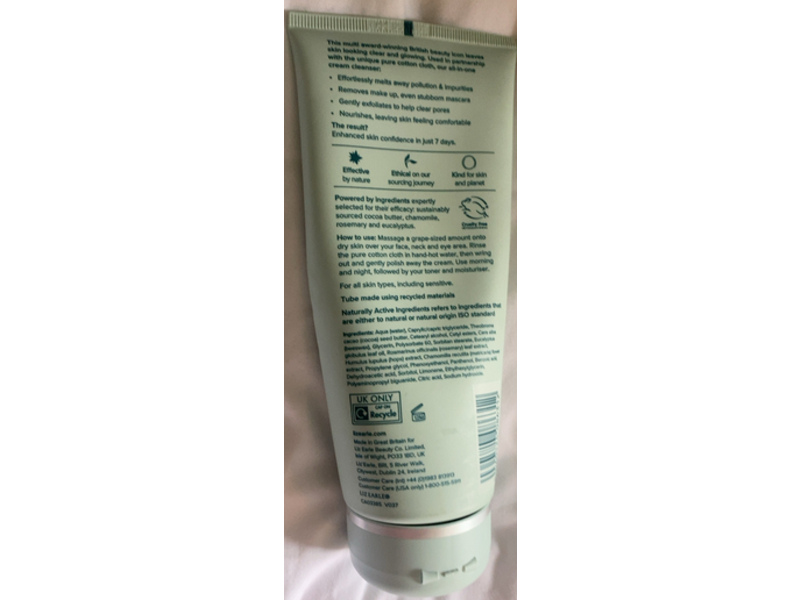 Liz Earle Cleanse & Polish Hot Cloth Cleanser, Cocoa Butter, Eucalyptus, 6.7 fl oz/200 mL