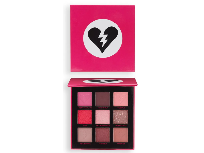 Makeup Revolution London Eye Shadows, Cuddle Team Leader 9 Pan Shadow Palette, 0.03 oz/ 1g