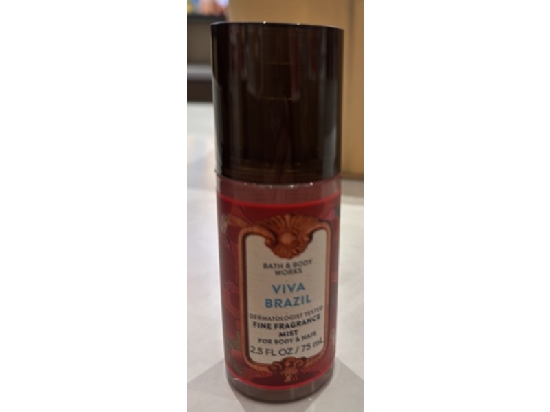 Bath & Body Works Fine Fragrance Mist, Viva Brazil, 2.5 fl oz/75 mL