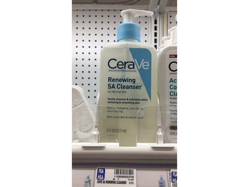CeraVe Renewing SA Cleanser, 8 fl oz (237 mL)