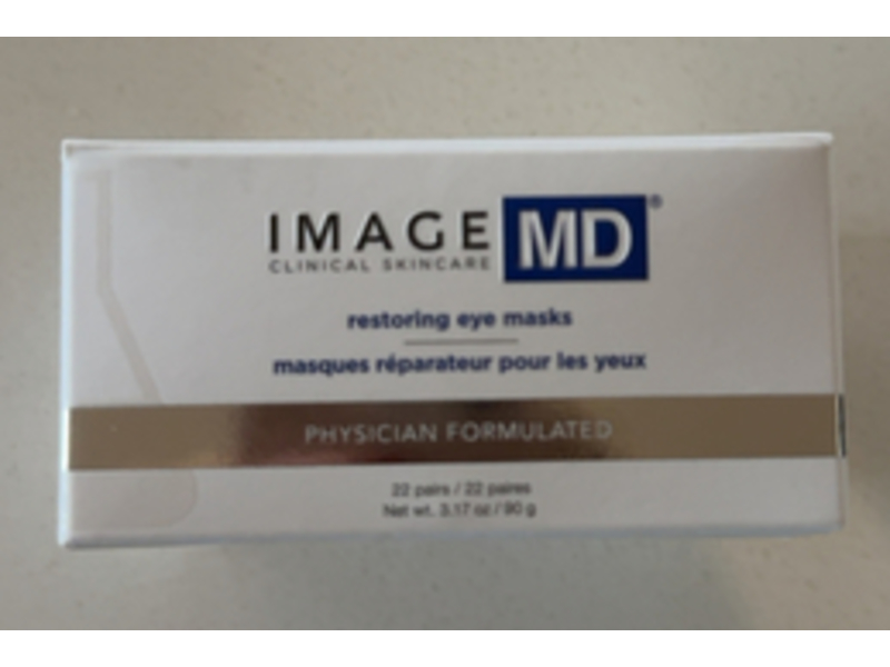 Image MD Clinical Skincare Restoring Eye Masks, 3.17 oz/90 g, 22 Pairs