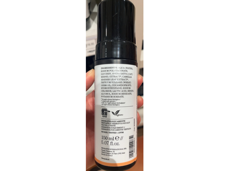 Bioearth Styling Mousse, 5.07 fl oz/150 mL