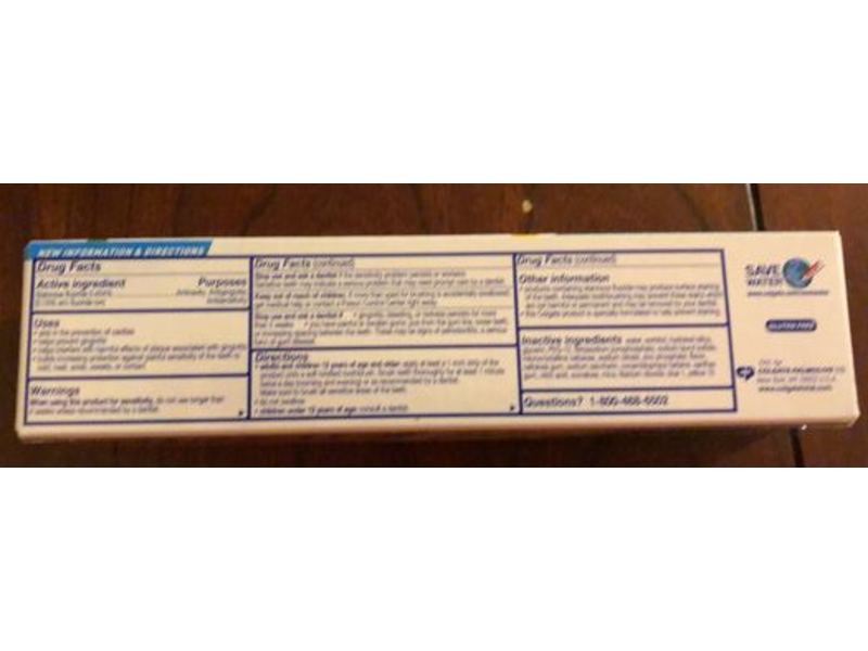 Colgate Total Whole Mouth Health Gel Toothpaste, Fresh Mint Stripe, 4.8 oz/136 g, Pack Of 3