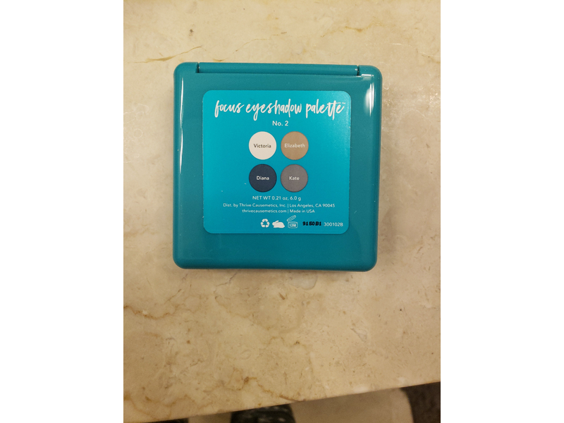 Thrive Causemetics Focus Eyeshadow Palette, No. 2, 0.21 oz/6.0 g