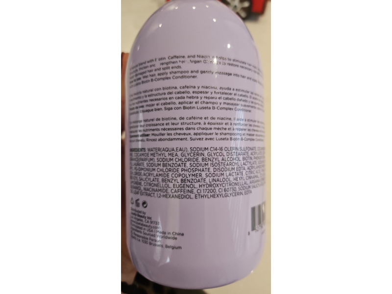 Luseta Biotin B-Complex Thickening Shampoo,16.9 fl oz/ 500 mL