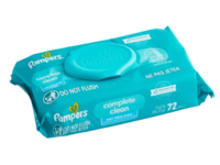 Pampers Complete Clean Baby Wipes, Baby Fresh Scent, 72 Count - Image 2